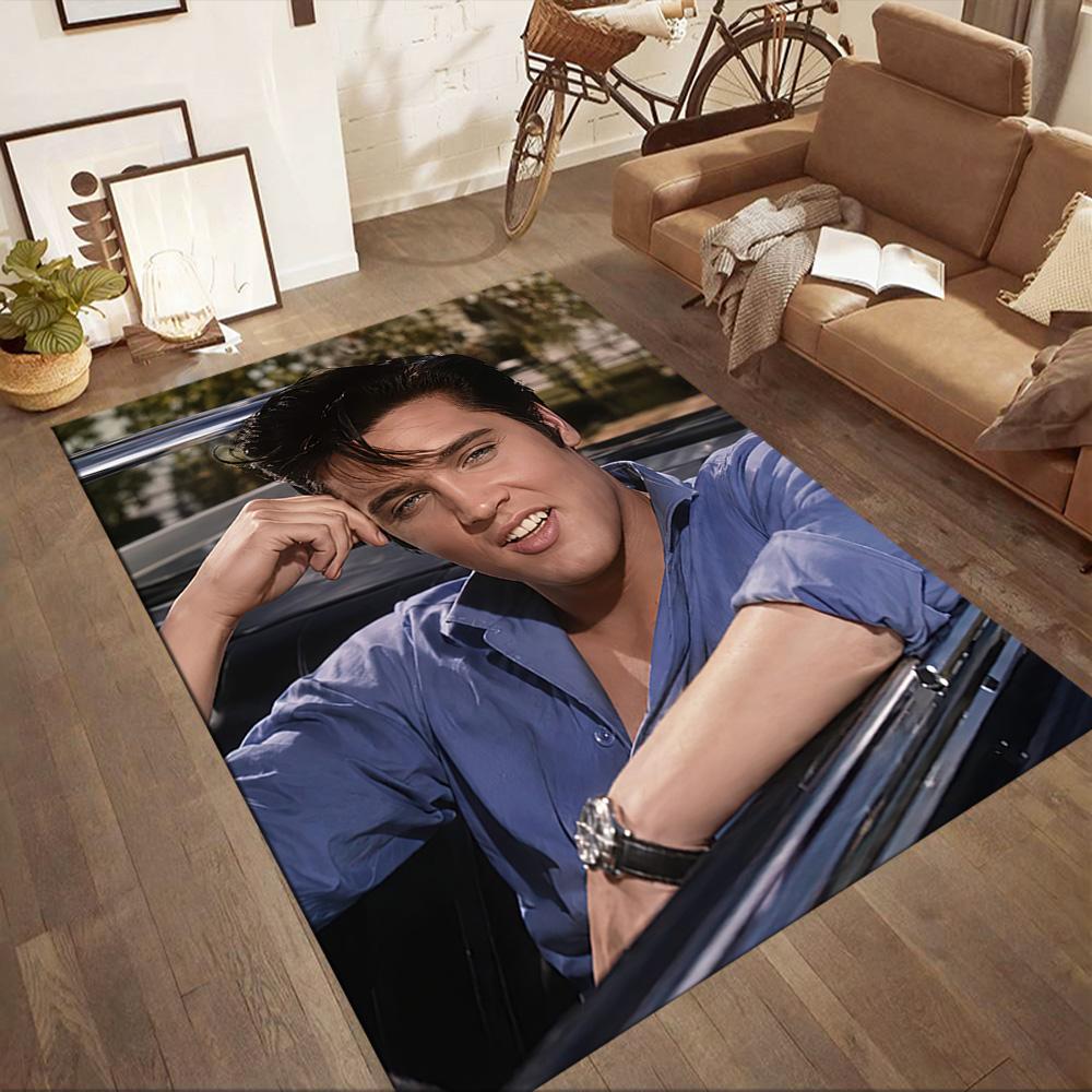 Elvis Floor Mat Design For Living Rooms Game Room Playrooms Study Room Antislip Rug Office Home Decor Perfect Gift For Womenmen