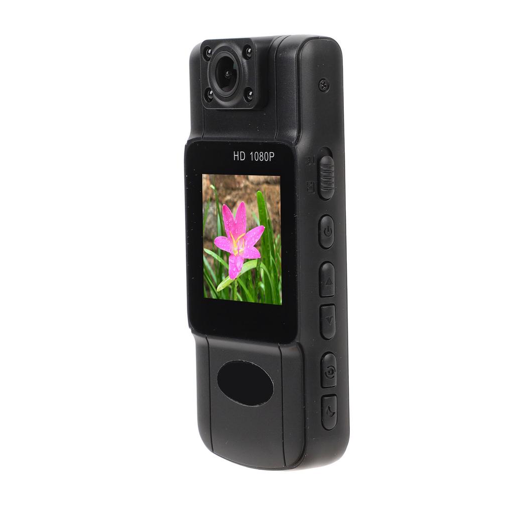 Wearable Camera 2K Night Vision 180 Degree Lens Rotation Magnetic Body Worn Sports Camera with Back