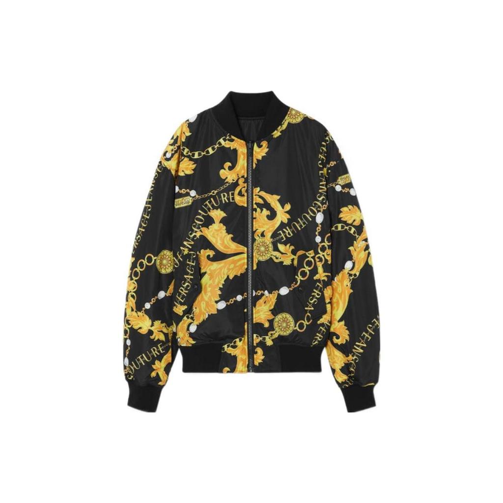 Versace Jeans Couture baroque-print bomber jacket E75GASD04-ECQS70-EG89