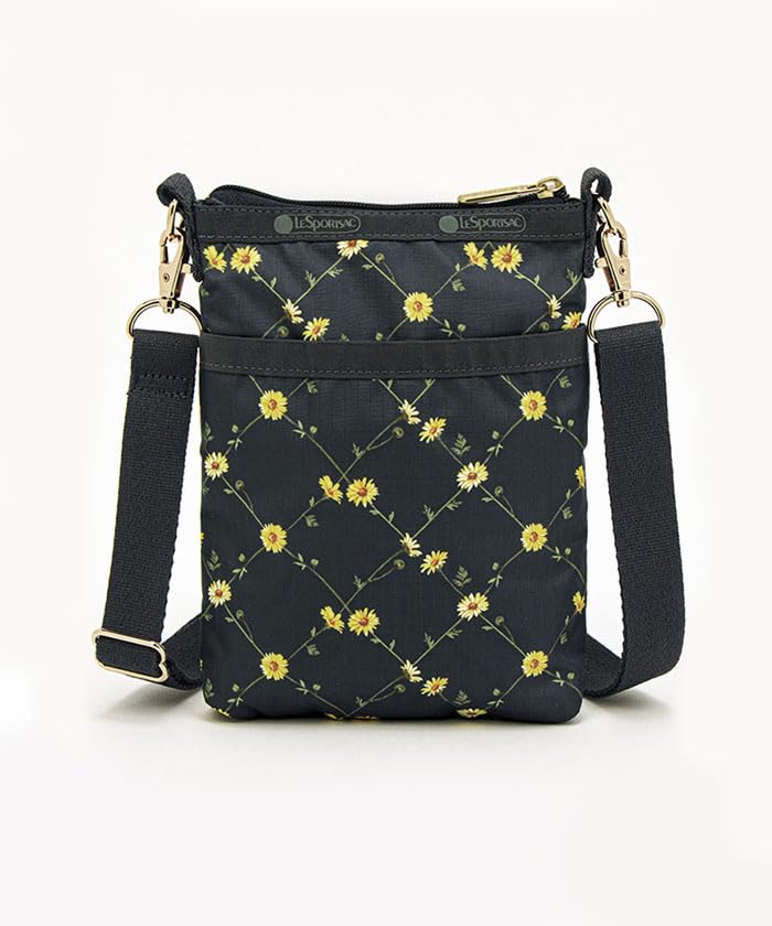 Official Shoulder Bag 3 ZIP Daisy Cross Green [LeSportsac] CROSSBODY/4007 Women's