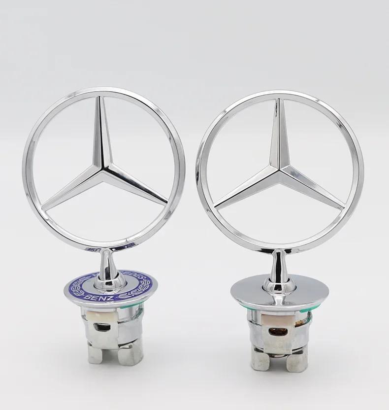Zinc Alloy for Mercedes Benz C180 C200 C200 W204 W210 W220 W212 Car Front Hood Emblem Bonnet Label 3D High Quality Accessories IW2