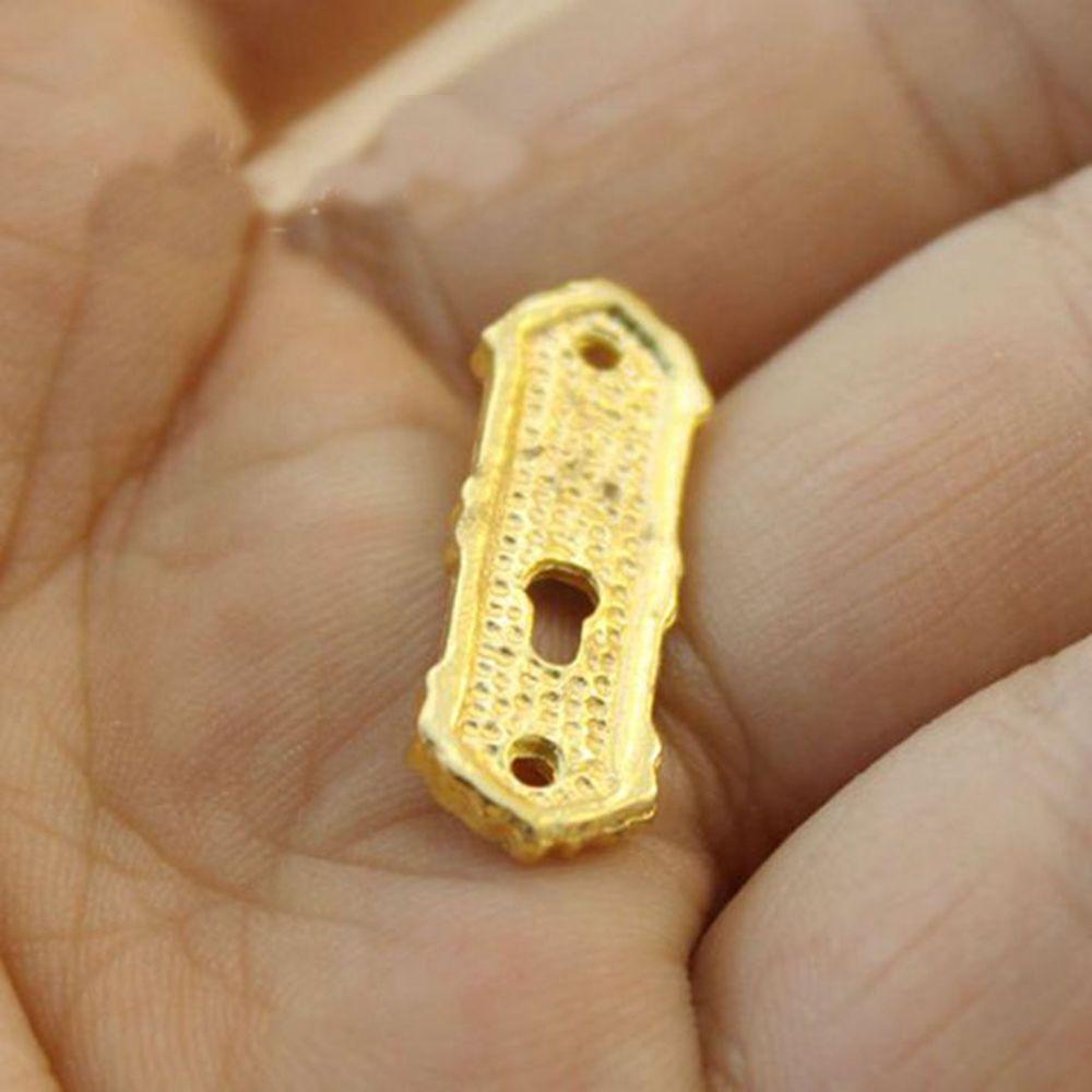 1pc Funny DIY Accessories Retro 1/12 Dollhouse Miniature Mini Key Door Lock