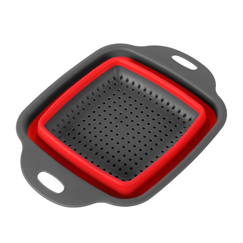 Телескопическая складная корзина для сбора овощей - многофункциональные кухонные принадлежности