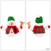 Lighed Christmas Snowman Doll Decorations Luminous Doll Christmas Snowman Ornaments With Lights Night For Bedroom