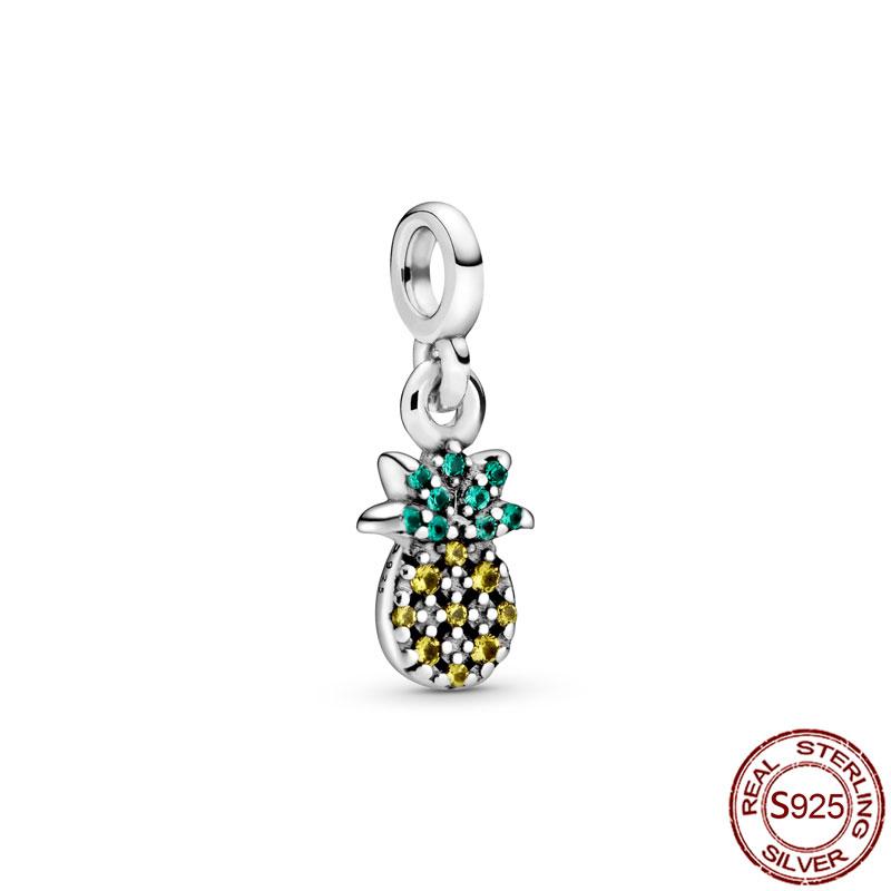 New 925 Sterling Silver My Love Starfish Flamingo Pendant Charm Fit Original Me Bracelet DIY Bead Jewelry For Women