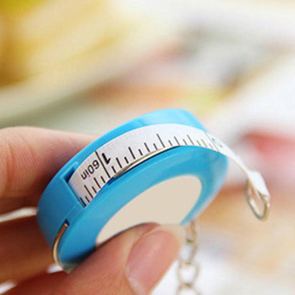 Нежный маленький брелок рулетка сантиметровая лента конфетного цвета размер одежды