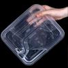 Disposable Rectangular 4-Compartment Takeaway Containers