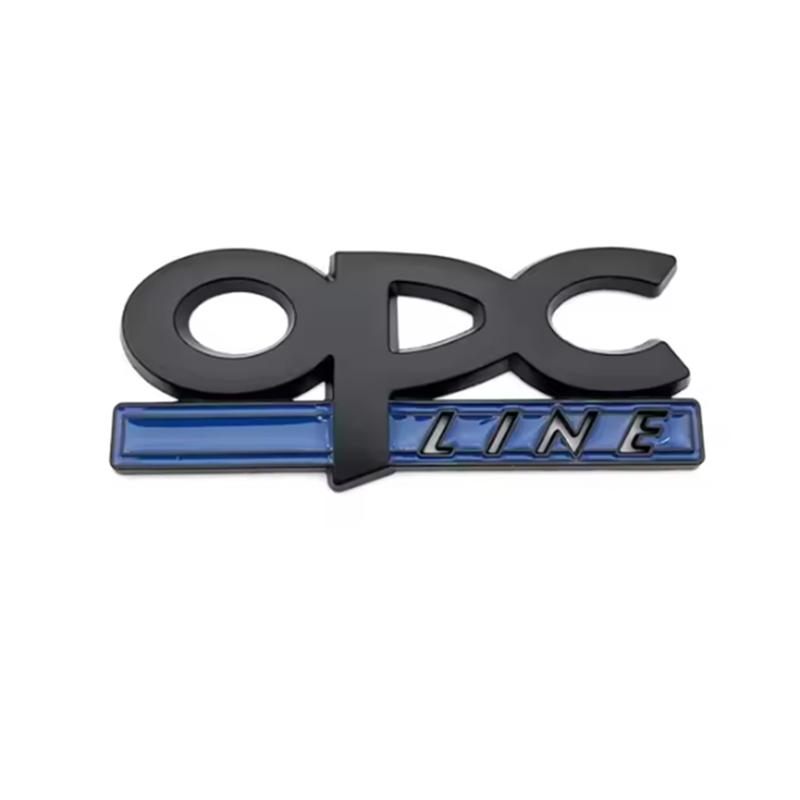 Эмблема OPC Line Значок на решетку радиатора Наклейки на заднюю часть Логотип Для Opel Astra G H J K F Corsa D Zafira B Insignia Mokka Regal Аксессуары