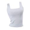 D Australian Brand Fashion Square Collar Slimming Vest Camisole Sexy Inner Wear Pure Color Knitted Underwear Top