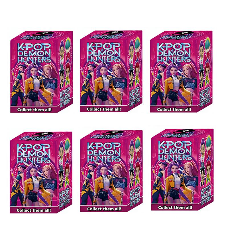 10-piece blind box Q Version K-pop Action Figure PVC Toy Derpys Saja Boys Rumi Mira Zoey Sussy Figurine Doll For Fans Gift
