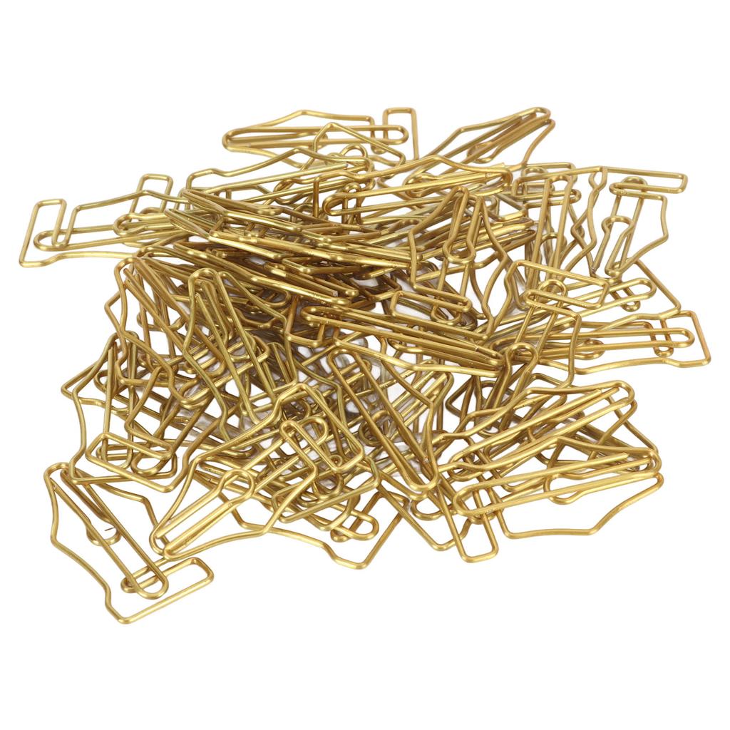 100 шт. необычных скрепок, больших, покрытых пластиком, многоцелевых, в форме ручки, для домашнего хозяйства