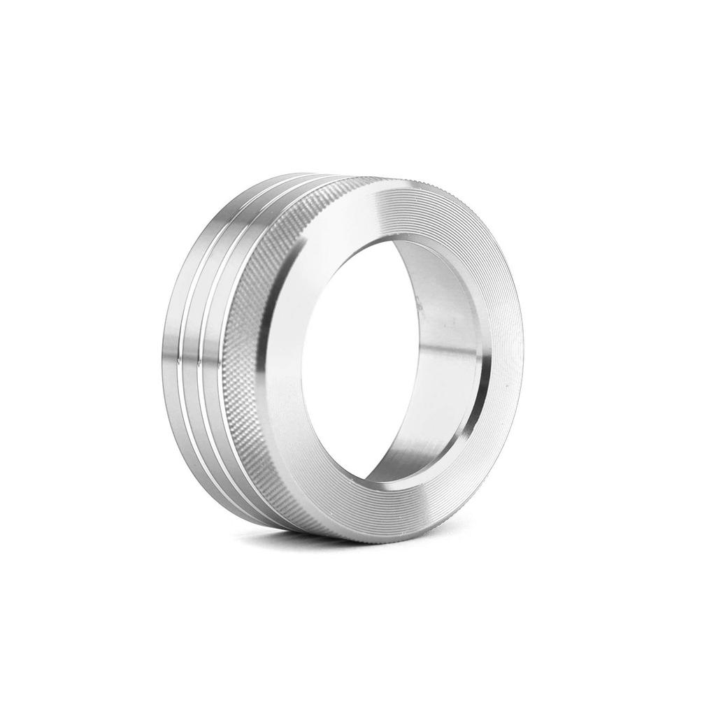 Bruce & Shark Car Air Conditioner Switch Knob Ring AC Knob Cover for BRZ Toyota 86 Car Silver Switch Cover