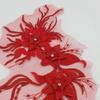 Модные Элегантные Разноцветные Нашивки с Вышивкой Пайетками 3D Цветок DIY Вышитые Цветочные Нашивки Аппликация на Одежду Свадьба