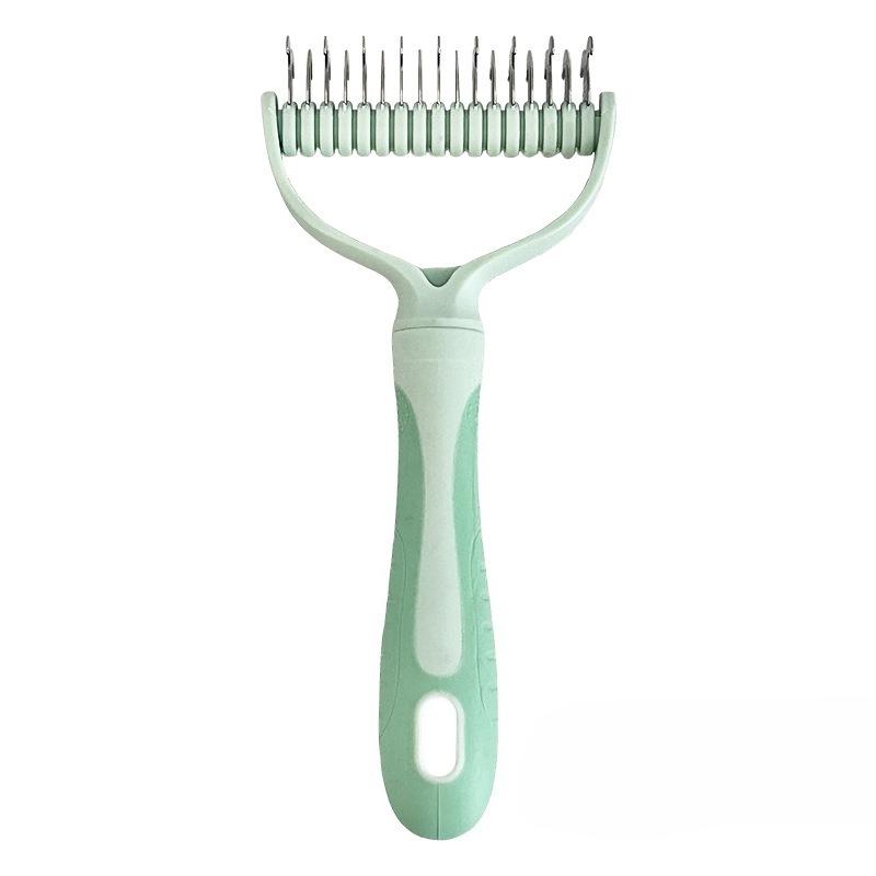 Dog Scratcher Comb Brush Long Hair Open Knots Remove Floating Self Cleaning Puppy Massage Brush Comb Pet Accessories