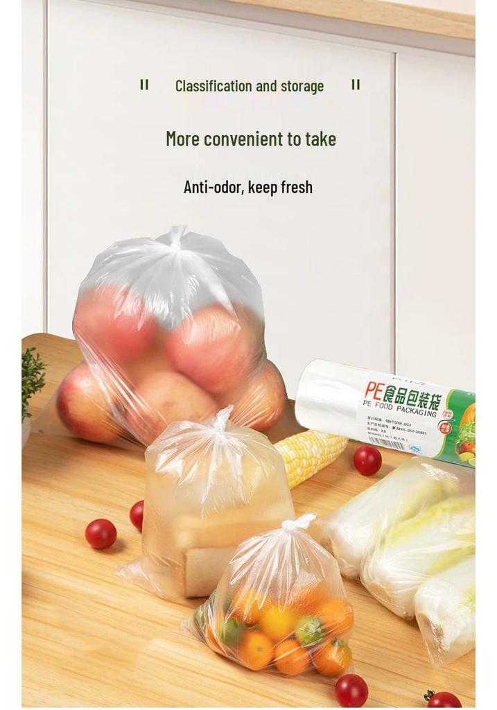 Перфорированные пакеты для хранения продуктов - Большие, средние, маленькие размеры - Отрывной рулон для домашнего использования