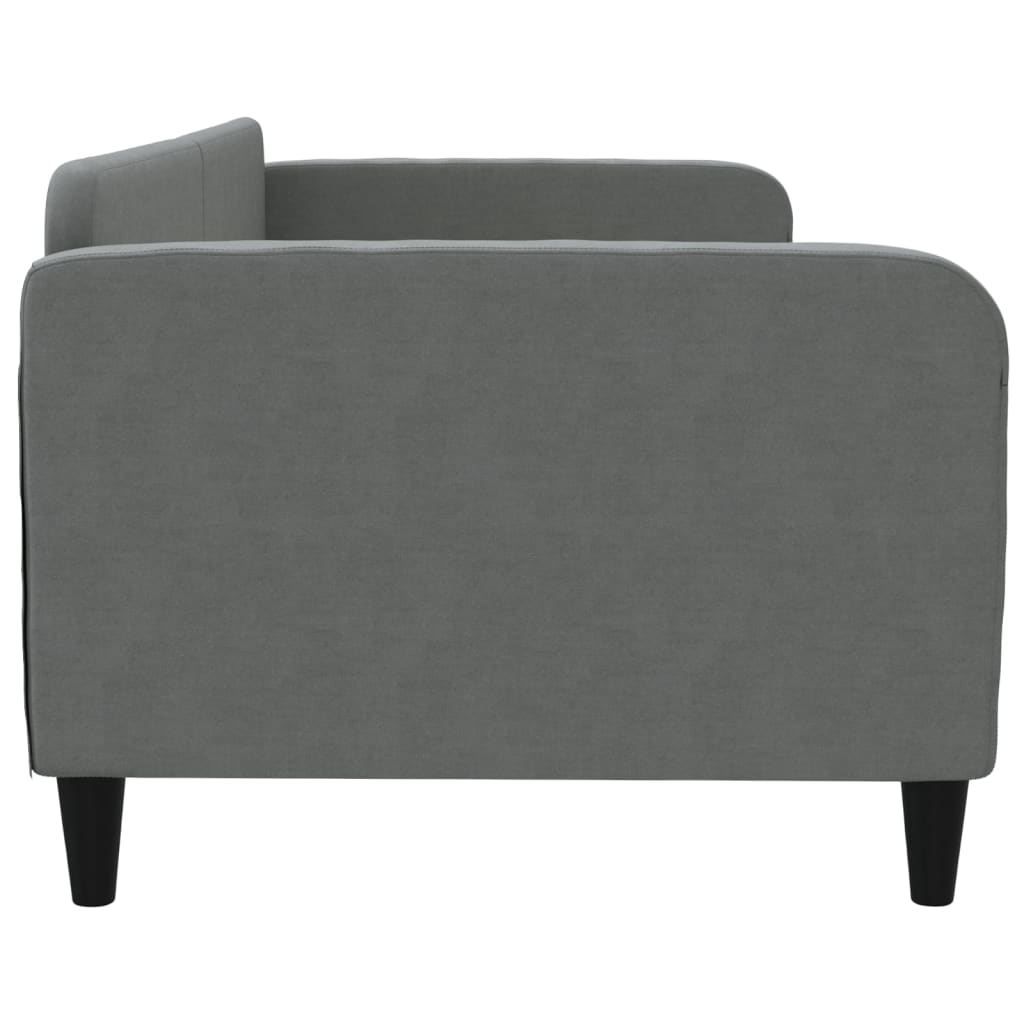 vidaXL Tagesbett Dunkelgrau 90x200 cm Stoff