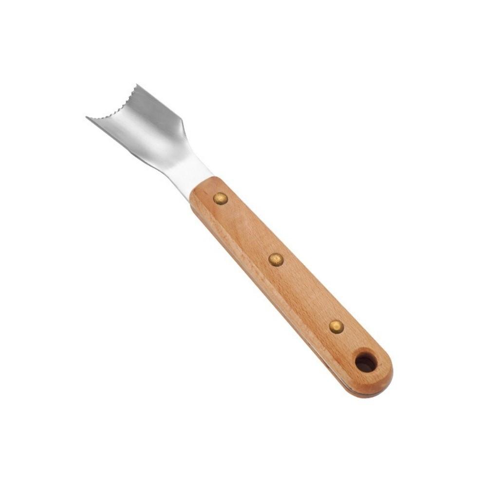 1/2PCS Wooden Handle Corn Stripper Serrated Edge Cooking Tools Kitchen Food Preparation