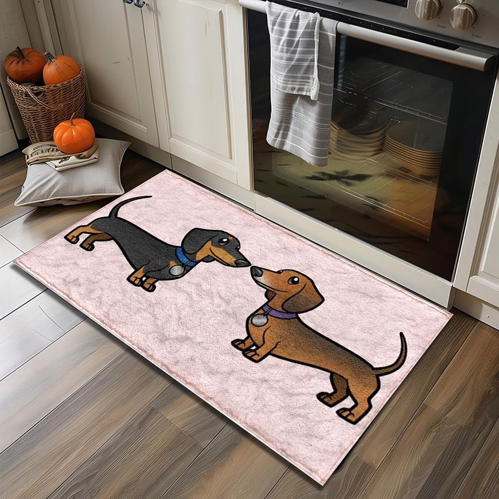 Мультяшный домашний коврик для ванной комнаты, двери, прохладный, удобный, устойчивый к грязи, прикроватный, декоративный
