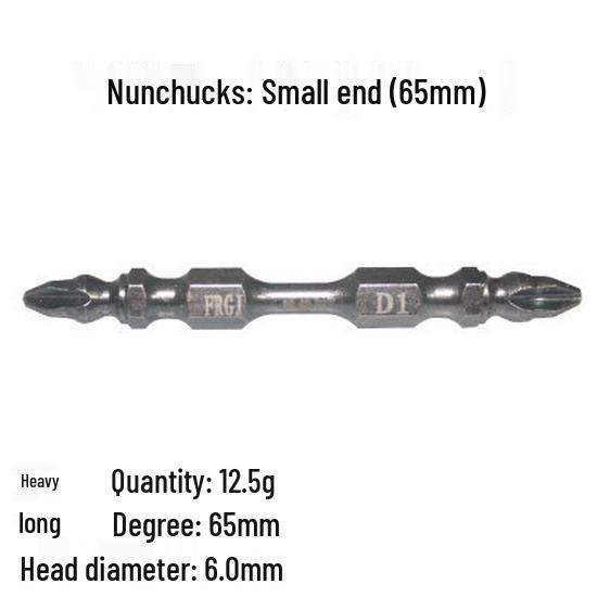 Universal Flexible Shaft Electric Screwdriver with Magnetic Double-Headed Cross Bits