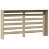 Radiator Cover in Sonoma Oak 149 x 20 x 82 cm Wood Based Material