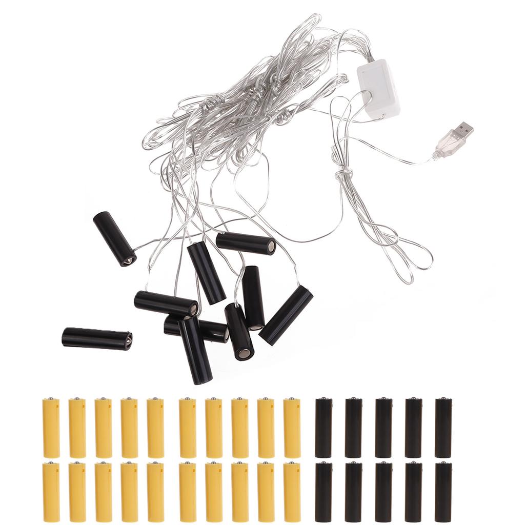 Адаптер питания AA Battery rs заменяет батарейки AA для светодиодных лампочек, электрических часов, рождественских елочных огней