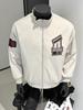 2025 Men's Trendy American Patch Embroidered Baseball Jacket - Spring/Autumn Loose Versatile Cool Pilot Style