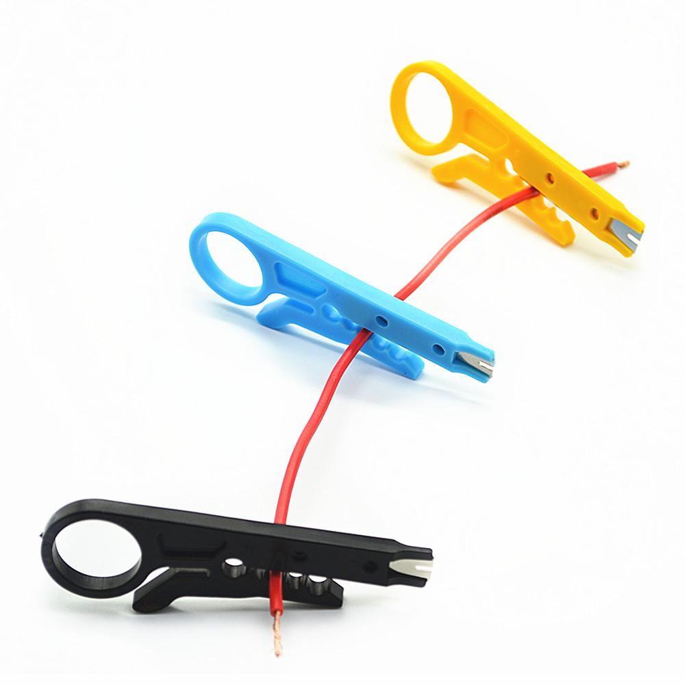 Mini Portable Wire Stripper Knife Crimper Pliers Crimping Tool Cable Stripping Wire Cutter Multi Tools Cut Line Pocket Multitool