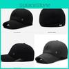 Simple Solid Color Middle Aged Warm Windproof Baseball Cap For Outdoors