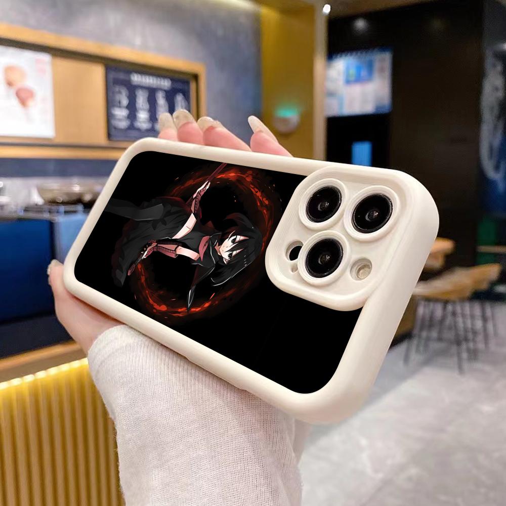 Akame Kurome Thicken TPU Mobile Phone Case for iPhone 17 16 15 14 13 12 11 Air Pro Max Plus Colorful Cover