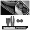 For Tesla Model YL Six Seat 2026 Car Door Slot Storage Pad TPE Center Console Water Cup Holder Mat Organizer Tray Car Accessorie