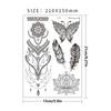 Decals Fake Tattoo for Women Henna Tattoo Body Art Sticker Black Tattoo Stickers Temporary Tattoo