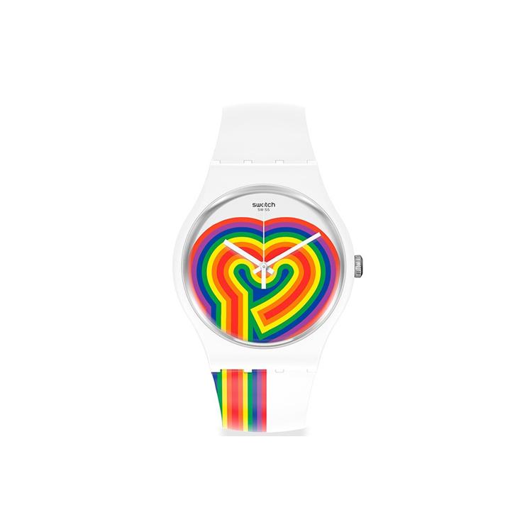 Swatch Унисекс 41 мм Белые часы SUOW171 SUOW171