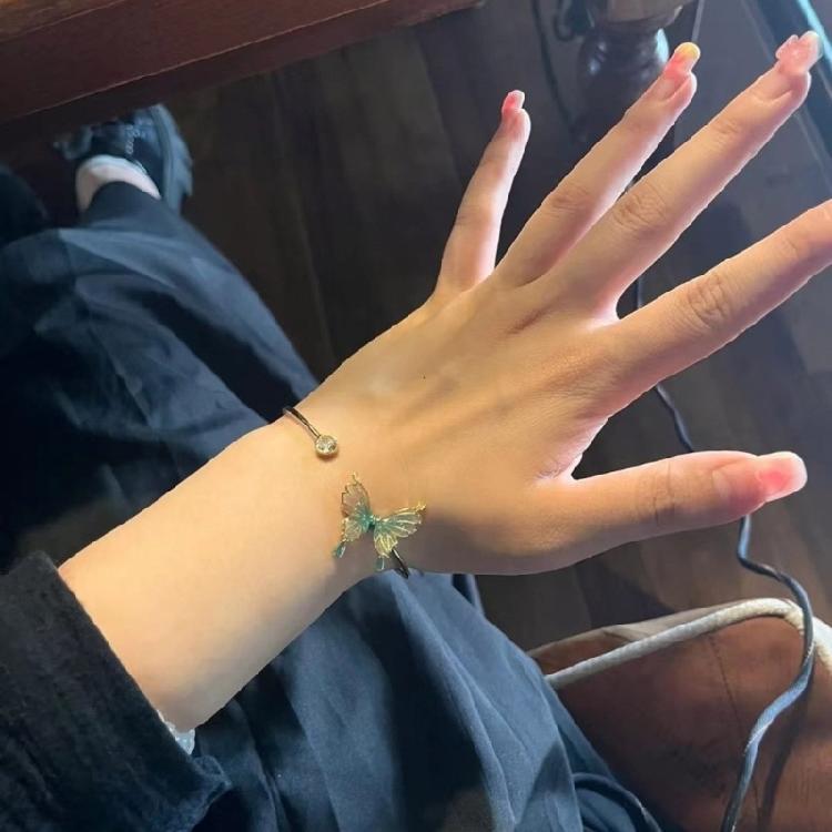 Уникальный браслет «Звезда-бабочка» с трансформируемыми кольцами, модный аксессуар для стильных женщин