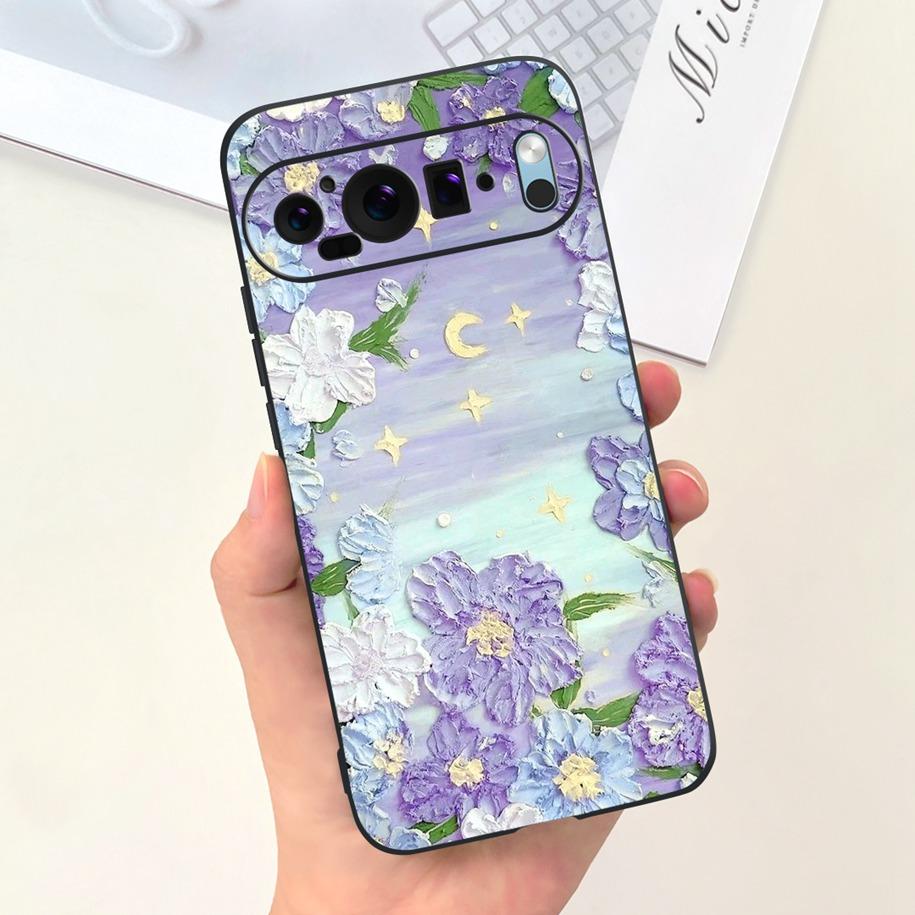 Для чехла Google Pixel 9 Pro Чехол для телефона Милый Астронавт Утка Корова Ударопрочный Силиконовый Мягкий Чехол Для Google Pixel 9 Pixel9 Оболочка