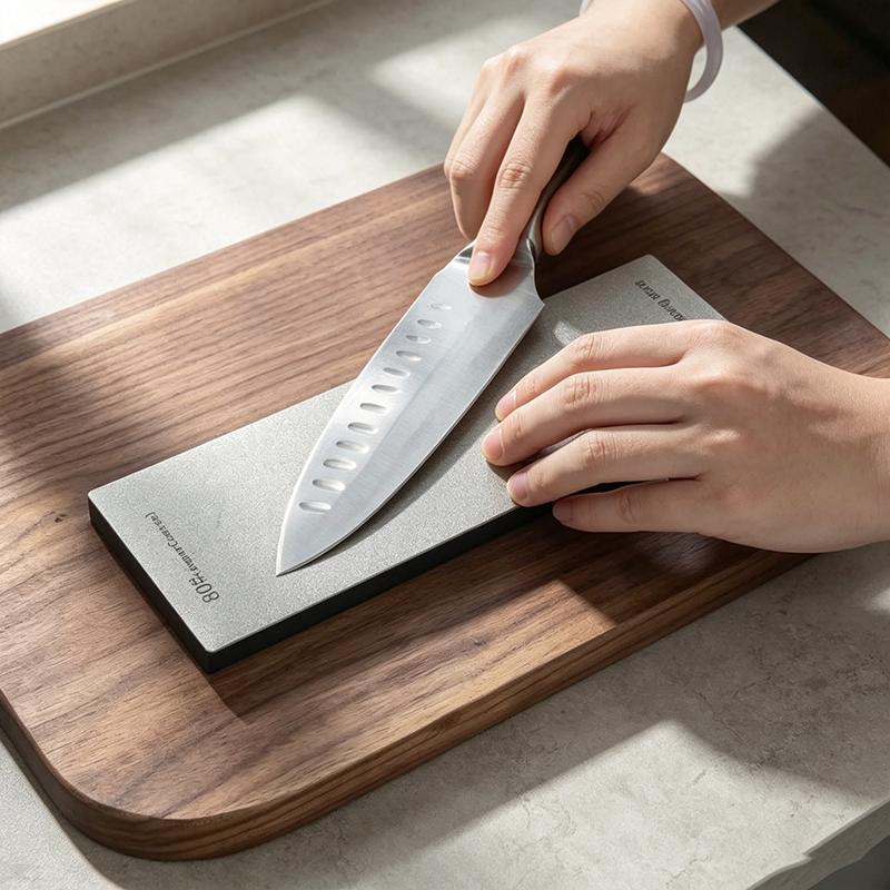 Diamond Whetstone Knife Sharpener Hard Non-slip Base 80-3000 Grit Fine Grinding Sharpening Stone 230*80mm Kitchen Tool