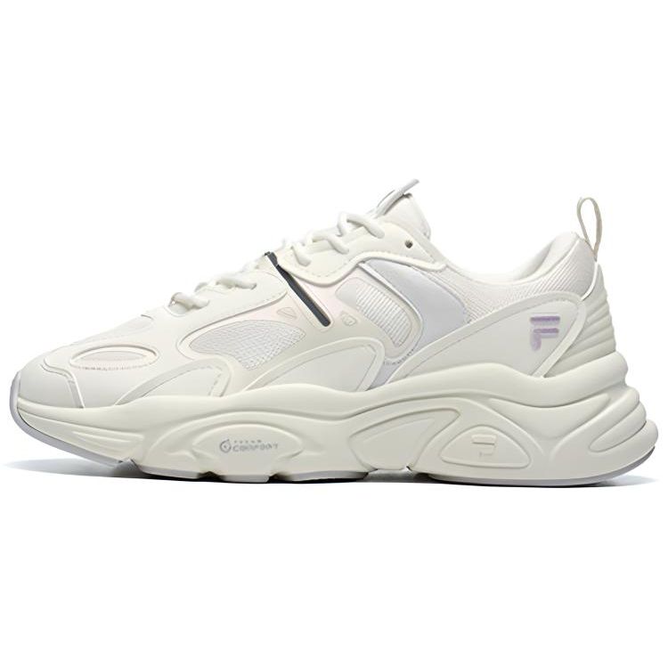 Fila Mars 2 Повседневные Удобные Амортизирующие Износостойкие Дышащие Отскок Низкий Верх Обувь для образа жизни Женские кроссовки Белый F12W141116FWA