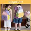Stylish Korean Style Unisex Kids Backpack Colorful Dual Color Design For School