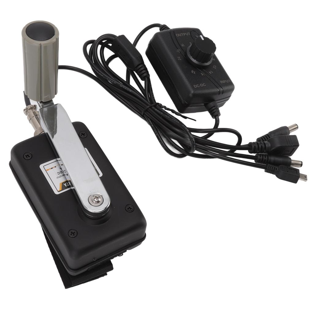 Hand Crank Generator Portable High Efficiency 30W Small Black Generator for Outdoor Emergency