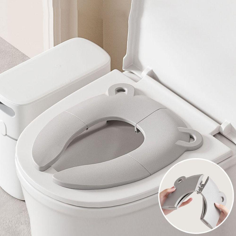 Storage Bag Baby Folding Potty Seat Non-Slip Children Potty Chair Pad  Travel