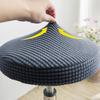 Slipcover Bar Stool Cover Round Chair Cover Anti-Dirty Solid Seat Cushion Protector Removable Stool