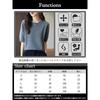 [BN1 select] knit short sleeve ladies spring summer autumn clothes Beautiful cotton sweater crew neck tops women's clothing 30s 40s 50s gray gray