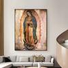 Modern Guadalupe Lady Canvas Painting Posters and Prints Quadros Wall Art Pictures for Living Room Home Decoration Cuadros