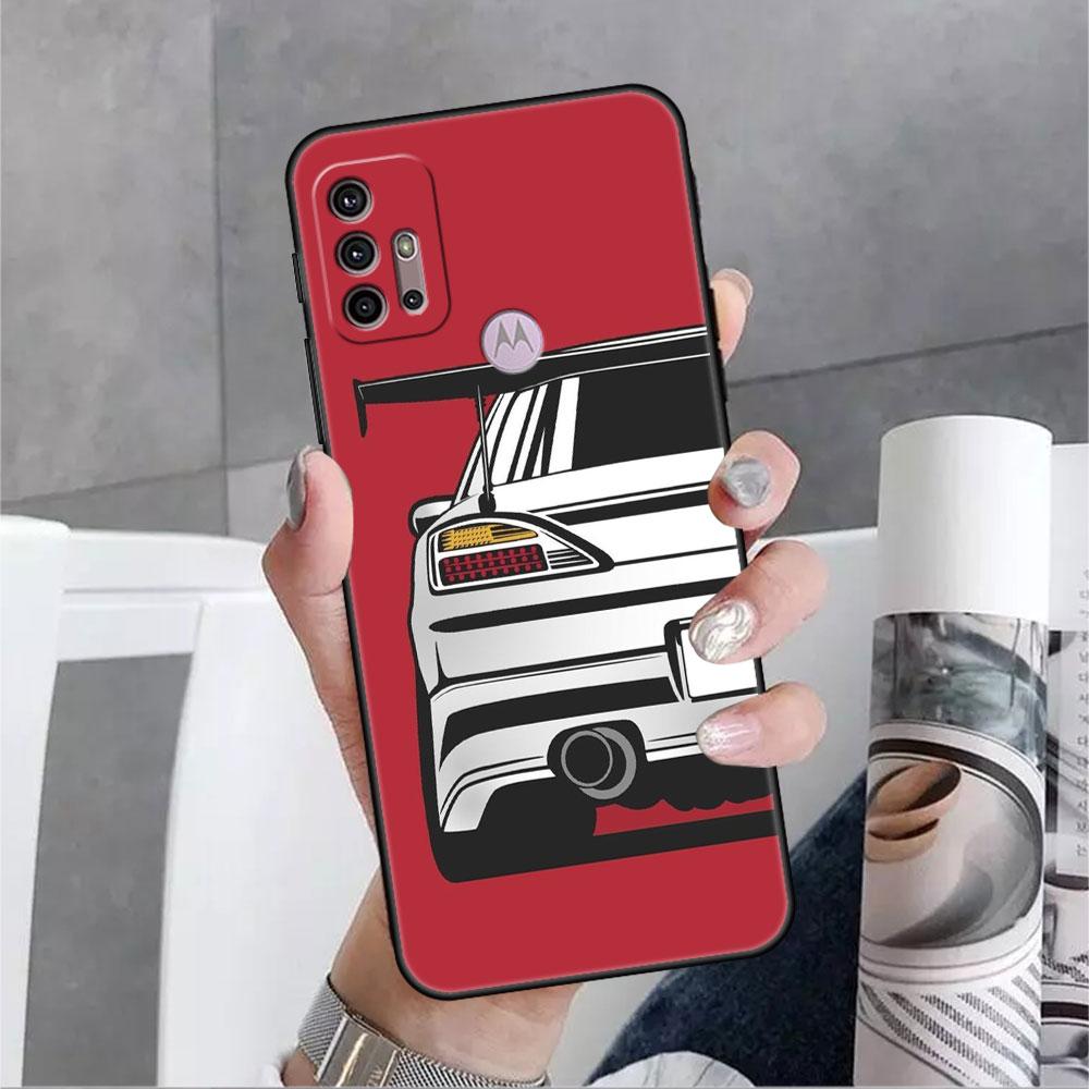 Мягкий чехол с изображением японских спортивных автомобилей JDM для Motorola G60 G30 Edge 20 30 G22 G9 Play G52 G8 G9 Power G50 One Fusion, чехол для телефона