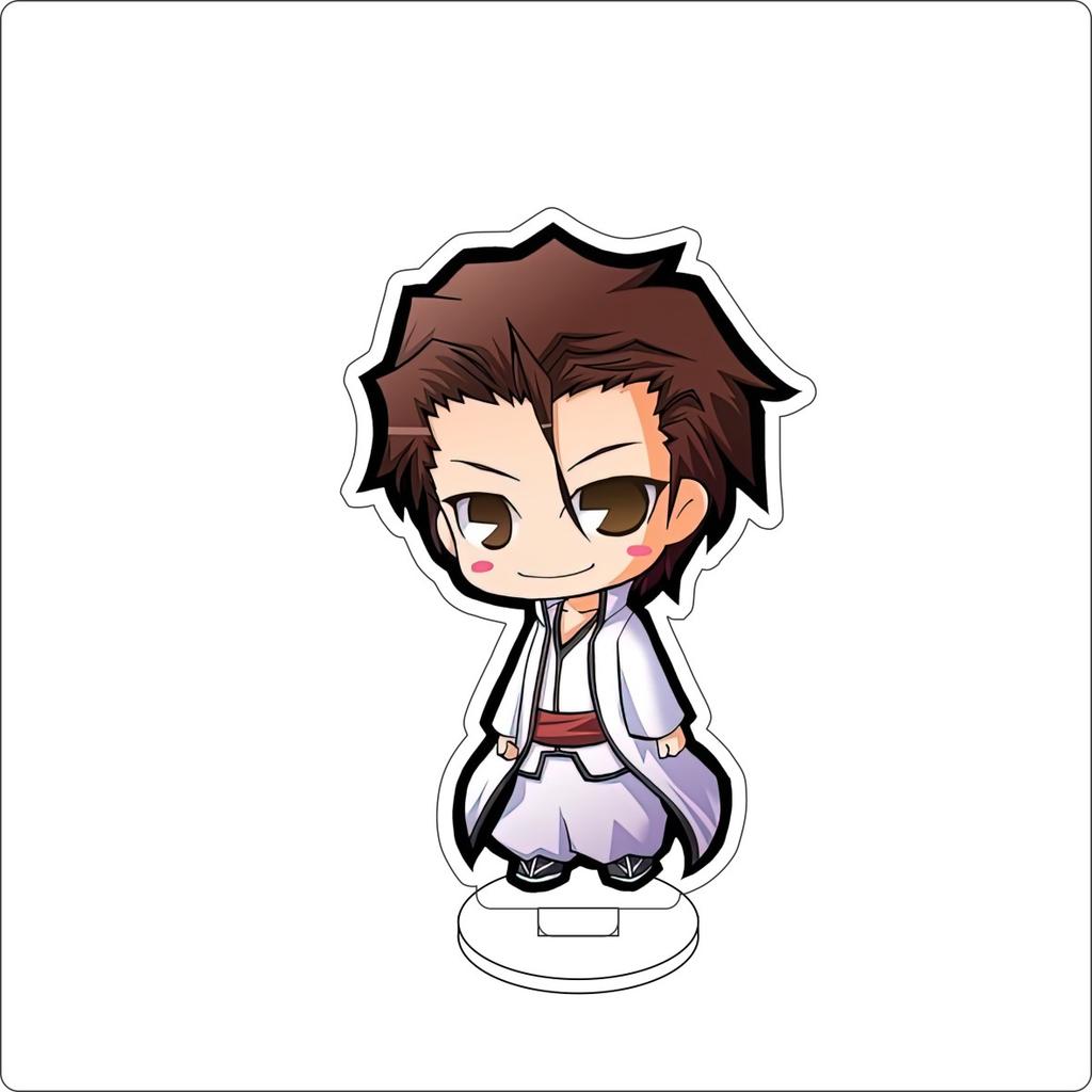 10 см Аниме BLEACH Подставка для фигурки Модель Куросаки Ичиго/Иноуэ Орихиме/Исида Урю Милый Декор для стола Стоячий Знак Подарки