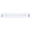 TV Cabinet with LED Lights White 260 x 36.5 x 40 cm