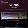 Qianxingzhe V108 RGB Проводная клавиатура с механическим ощущением