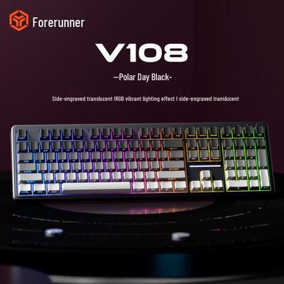 Qianxingzhe V108 RGB Проводная клавиатура с механическим ощущением
