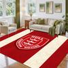 Hull KR Design Crystal Velvet Rug Soft Decorative Mat for Bedroom Entrance