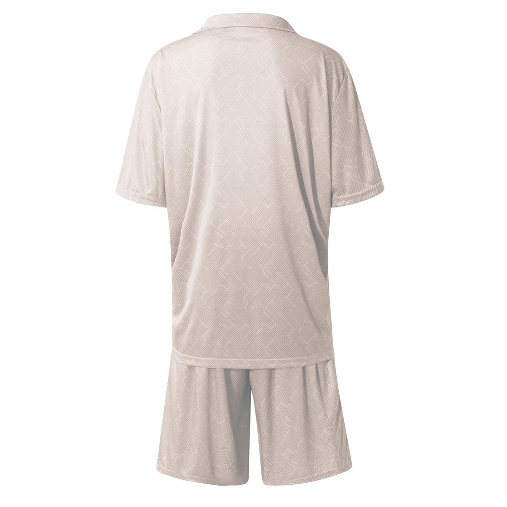 Men's Short Sets Outfits 2 Piece Summer Tracksuit Short Sleeve Shirt And Shorts Set Casual Sport Suit