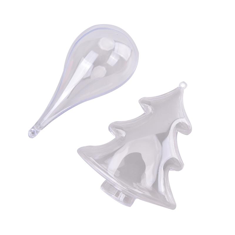 Прозрачный пластиковый шар. Прозрачные пластиковые шары для рукоделия, безделушки для рождественского декора.